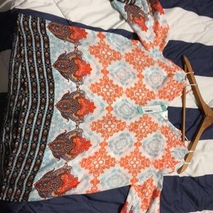 Moniqua cold shoulder blouse